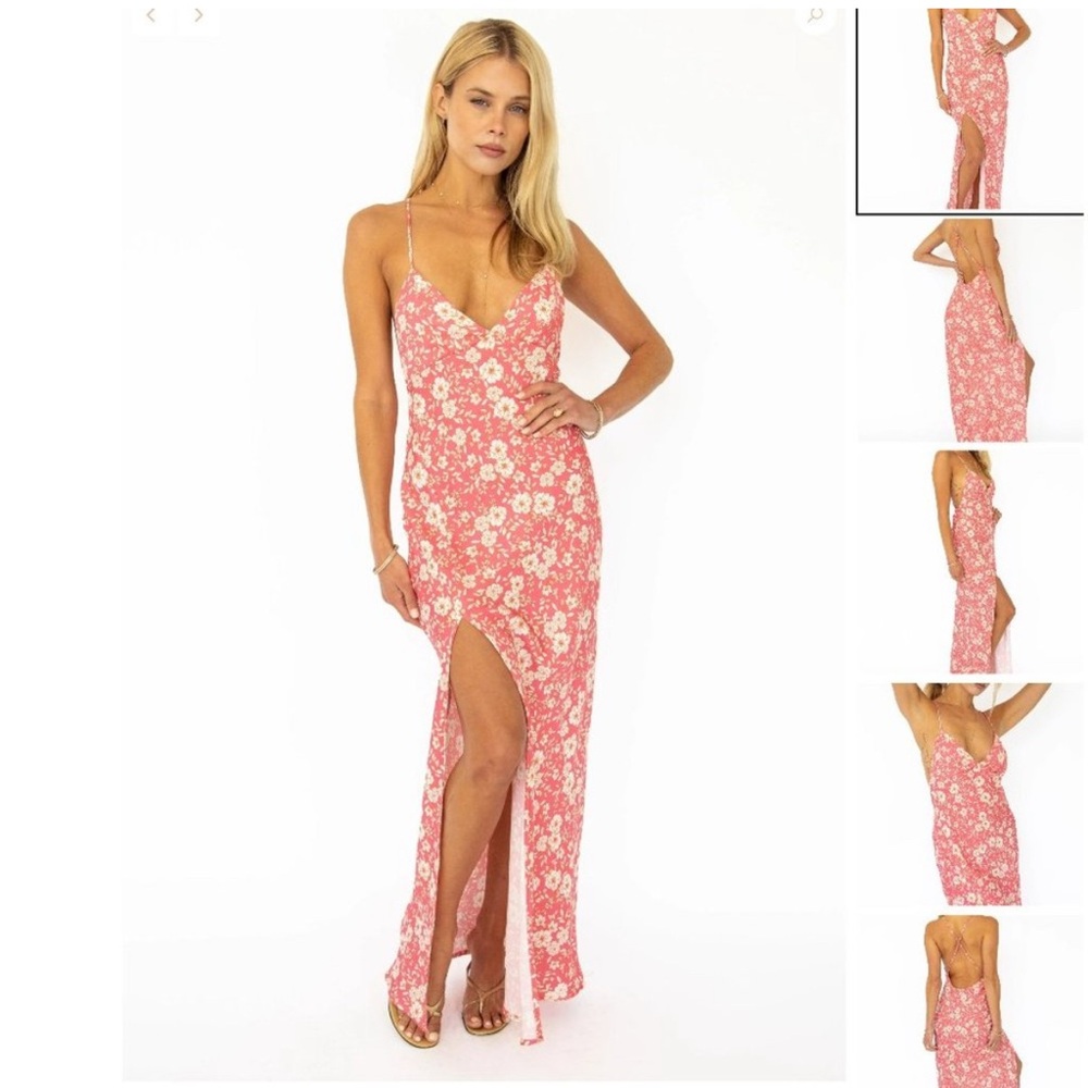 RESA Pink Floral Maxi Dress
